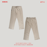 Bobson Japanese Ladies Basic Non-Denim Colored Pants 196678 (Khaki)