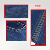 Bobson Japanese Ladies Basic Denim Skirt 194254 (Medium Shade)