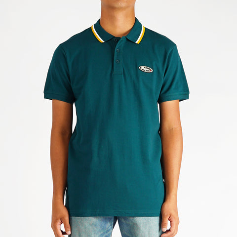 Bobson Japanese Men's Basic Collared Shirt for Men Trendy fashion High Quality Apparel Comfortable Casual Polo shirt for Men Slim Fit 137927-U (Teal)