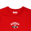 Bobson Japanese Ladies Basic Tees for Women Trendy fashion High Quality Apparel Comfortable Casual Top for Women Boxy Fit 148163-U (Barbados Cherry)