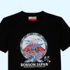 Bobson Japanese Men's Basic Round Neck Tees for Men Trendy Fashion High Quality Apparel Comfortable Casual Top for Men Slim Fit 146833-U (Black)