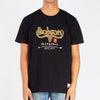 Bobson Japanese Men's Basic Tees for Men Missed Lycra Fabric Trendy Fashion High Quality Apparel Comfortable Casual Top for Men Slim Fit 111486 (Black)