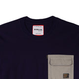 Bobson Japanese Men's Basic Tees Long Sleeve Sweat shirt for Men Trendy Fashion High Quality Apparel Comfortable Casual Top for Men Slim Fit 116942 (Navy)