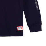 Bobson Japanese Men's Basic Tees Long Sleeve Sweat shirt for Men Trendy Fashion High Quality Apparel Comfortable Casual Top for Men Slim Fit 116942 (Navy)