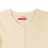 Bobson Japanese Ladies Basic Tees for Women Trendy fashion High Quality Apparel Comfortable Casual Top for Women Crop Fit 146603-U (Yellow)