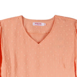 Bobson Japanese Ladies Basic Dress for Women Trendy fashion High Quality Apparel Comfortable Casual Dress for Women Regular Fit 148443 (Peach)
