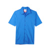 Bobson Japanese Men's Basic Woven Button Down Shirt Regular Fit 141981 (Princess Blue)