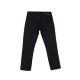 Bobson Japanese Men's Basic Denim Skinny Mid Waist 156355 (Black)