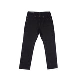 Bobson Japanese Men's Basic Denim Skinny Mid Waist 156355 (Black)