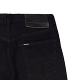 Bobson Japanese Men's Basic Denim Skinny Mid Waist 156355 (Black)