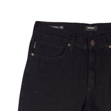 Bobson Japanese Men's Basic Denim Skinny Mid Waist 156355 (Black)