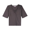 Bobson Japanese Ladies Basic Tees Relaxed Fit 142040 (Pavement)