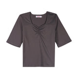Bobson Japanese Ladies Basic Tees Relaxed Fit 142040 (Pavement)