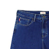 Bobson Japanese Ladies Basic Denim Baggy Jeans 153960 (Medium Shade)