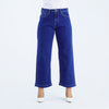 Bobson Japanese Ladies Basic Denim Baggy Jeans 153960 (Medium Shade)