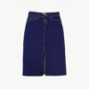 Bobson Japanese Ladies Basic Denim Skirt 157076 (Medium Shade)