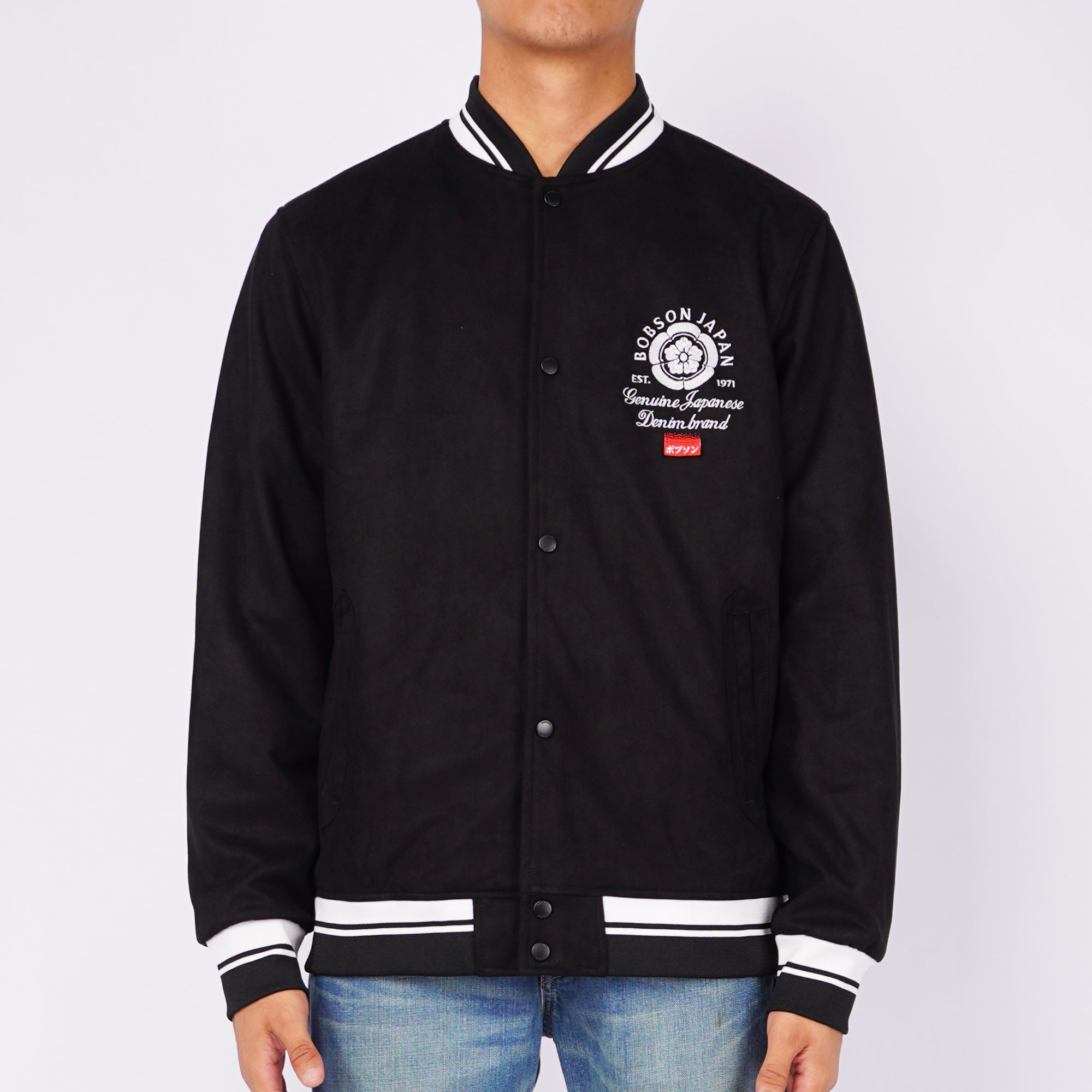 Bobson Japanese Men's Basic Jacket Regular Fit 131670 (Black