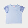 Bobson Japanese Ladies Basic Tees Boxy Fit 156085 (Chambray Blue)
