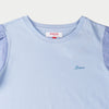 Bobson Japanese Ladies Basic Tees Boxy Fit 156085 (Chambray Blue)