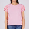 Bobson Japanese Ladies Basic Tees Boxy Fit 156085 (Pink)