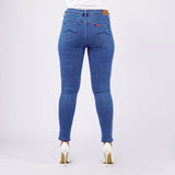 Bobson Japanese Ladies Basic Denim Super Skinny 162657 (Light Shade)