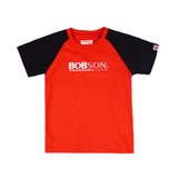 Bobson Japanese Children's Wear Toddler Basic Tees Regular Fit 161777-U (Red)