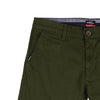 Bobson Japanese Men's Basic Non-Denim Chino Pants Mid Waist 164509 (Fatigue)