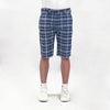 Bobson Japanese Men's Basic Non-Denim Reversible Short Mid Waist 172287 (Blue Charcoal)