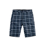 Bobson Japanese Men's Basic Non-Denim Reversible Short Mid Waist 172287 (Blue Charcoal)