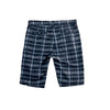 Bobson Japanese Men's Basic Non-Denim Reversible Short Mid Waist 172287 (Blue Charcoal)