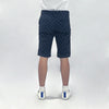 Bobson Japanese Men's Basic Non-Denim Reversible Short Mid Waist 172163 (Dark Navy Gray)
