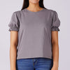 Bobson Japanese Ladies Basic Tees Boxy Fit 157585-U (Gray)