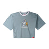 Bobson Japanese X Tom and Jerry Ladies Basic Tees Relaxed Fit 166774 (Slate)