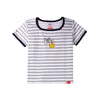 Bobson Japanese X Tom and Jerry Ladies Basic Tees Boxy Fit 163276 (White)