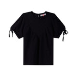 Bobson Japanese Ladies Basic Woven Shirt Boxy Fit 160210-U (Black)