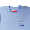 Bobson Japanese Ladies Basic Tees Boxy Fit 160454-U (Chambray Blue)