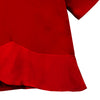 Bobson Japanese Ladies Basic Tees Boxy Fit 161605-U (Red)