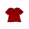 Bobson Japanese Ladies Basic Tees Boxy Fit 161605-U (Red)