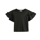 Bobson Japanese Ladies Basic Tees Boxy Fit 158432-U (Gray)
