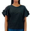 Bobson Japanese Ladies Basic Tees Boxy Fit 158432-U (Gray)