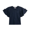 Bobson Japanese Ladies Basic Tees Boxy Fit 158432-U (Navy)