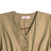 Bobson Japanese Ladies Basic Woven Shirt Regular Fit 155997 (Beige)