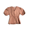 Bobson Japanese Ladies Basic Woven Shirt Regular Fit 155997 (Peach)