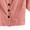 Bobson Japanese Ladies Basic Woven Shirt Crop Fit 156008 (Coral)