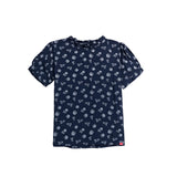Bobson Japanese Ladies Basic Woven Shirt Boxy Fit 162569-U (Navy)