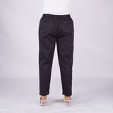 Bobson Japanese Ladies Basic Non-Denim Drawstring Pants 170322 (Gray)