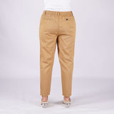 Bobson Japanese Ladies Basic Non-Denim Drawstring Pants 170322 (Khaki)