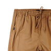 Bobson Japanese Ladies Basic Non-Denim Drawstring Pants 170322 (Khaki)