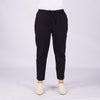 Bobson Japanese Ladies Basic Non-Denim Drawstring Pants 170322 (Black)