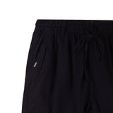Bobson Japanese Ladies Basic Non-Denim Drawstring Pants 170322 (Black)